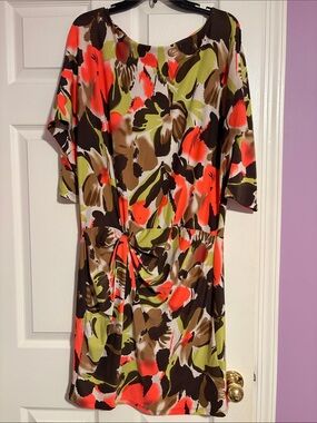 bcbg striped shirt dress BCBG MAXAZRIA + Rayanne Asymmetrical Shirt Dress